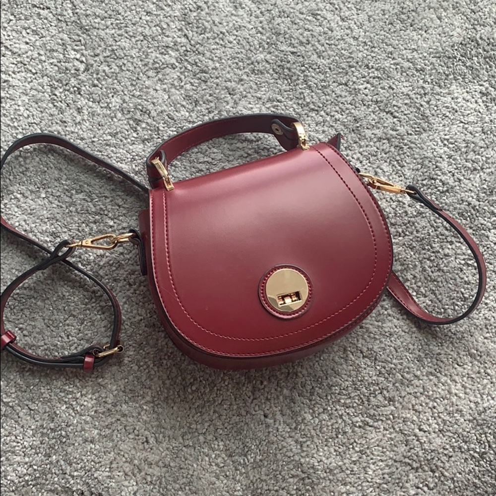 Chloe style 100% cow leather crossbody bag